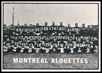 73 Alouettes Team Photo